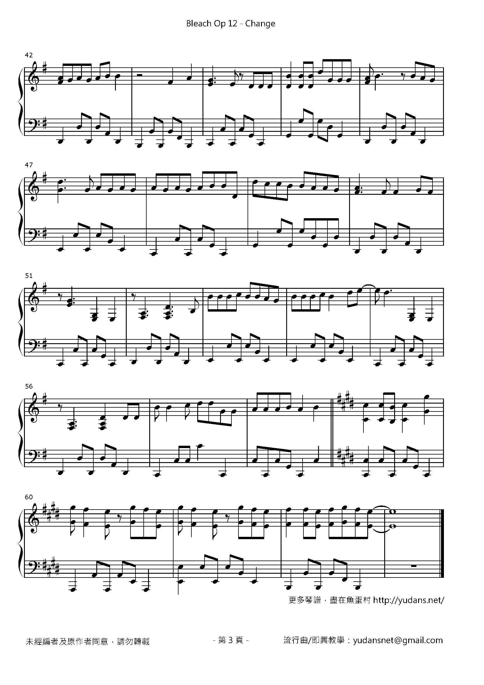 chAngE Stave Sheet Page 3