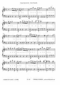 Astor Piazzolla 琴譜 第5頁