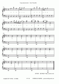 Astor Piazzolla 琴譜 第7頁