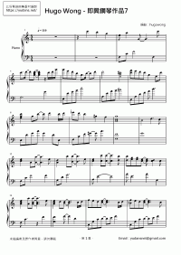 即興鋼琴作曲7 琴譜 第1頁